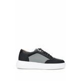 Tamer Tanca Erkek Hakiki Deri Siyah Sneakers & Spor Ayakkabı 1092 202501 ERK AYK Y25 SYH MT/FLTR/GRI