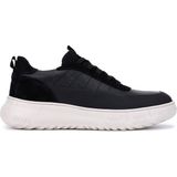 Tamer Tanca Erkek Hakiki Deri Siyah Sneakers & Spor Ayakkabı 1093 1560 Erk Ayk SK25-26 Sıyah