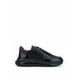Tamer Tanca Erkek Hakiki Deri Siyah Sneakers & Spor Ayakkabı 1145 1504 ERK AYK SK25-26 SIYAH