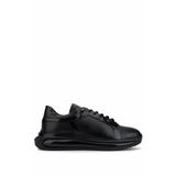 Tamer Tanca Erkek Hakiki Deri Siyah Sneakers & Spor Ayakkabı 1145 4797 Erk Ayk SK25-26 Sıyah