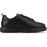 Tamer Tanca Erkek Hakiki Deri Siyah Sneakers & Spor Ayakkabı 1163 1756 Erk Ayk SK26-27 Sıyah