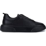 Tamer Tanca Erkek Hakiki Deri Siyah Sneakers & Spor Ayakkabı 1163 2526 ERK AYK Y26 SIYAH FLTR/SYH