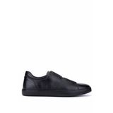 Tamer Tanca Erkek Hakiki Deri Siyah Sneakers & Spor Ayakkabı 1174 07 ERK AYK SK25-26 SIYAH DR