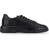 Tamer Tanca Erkek Hakiki Deri Siyah Sneakers & Spor Ayakkabı 13 2033 Erk Ayk SK26-27 Syh/syh Tbn