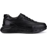 Tamer Tanca Erkek Hakiki Deri Siyah Sneakers & Spor Ayakkabı 298 1401-F603 Erk Ayk SK25-26 Sıyah Atlas