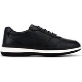 Tamer Tanca Erkek Hakiki Deri Siyah Sneakers & Spor Ayakkabı 298 2768-2062 Erk Ayk Y26 Sıyah Marsel
