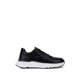 Tamer Tanca Erkek Hakiki Deri Siyah Sneakers & Spor Ayakkabı 298 3133-8226 ERK AYK SK25-26 SIYAH
