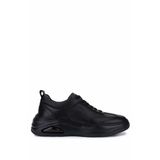 Tamer Tanca Erkek Hakiki Deri Siyah Sneakers & Spor Ayakkabı 298 3141-2527 Erk Ayk SK25-26 Syh Atls/syh Gutı
