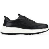 Tamer Tanca Erkek Hakiki Deri Siyah Sneakers & Spor Ayakkabı 298 3491-2591 Erk Ayk Y26 Sıyah Atlas Bsk