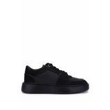 Tamer Tanca Erkek Hakiki Deri Siyah Sneakers & Spor Ayakkabı 352 23403 Erk Ayk SK25-26 Sıyah