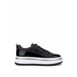 Tamer Tanca Erkek Hakiki Deri Siyah Sneakers & Spor Ayakkabı 381 21624 ERK AYK Y25 SIYAH DR/RGN