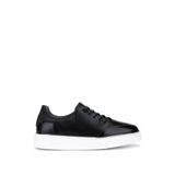Tamer Tanca Erkek Hakiki Deri Siyah Sneakers & Spor Ayakkabı 530 1275 ERK AYK SK25-26 SIYAH