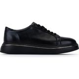 Tamer Tanca Erkek Hakiki Deri Siyah Sneakers & Spor Ayakkabı 870 500 Erk Ayk SK26-27 Sıyah Dr