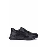 Tamer Tanca Erkek Hakiki Deri Siyah Sneakers & Spor Bot 298 3299-56602 ERK BOT SK25-26 SIYAH