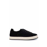 Tamer Tanca Erkek Hakiki Deri Siyah Süet Sneakers & Spor Ayakkabı 1093 0046 ERK AYK Y25 SIYAH SUET