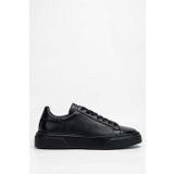 Tamer Tanca Erkek Hakiki Deri Siyah Taban Sneakers & Spor Ayakkabı