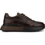 Tamer Tanca Erkek Hakiki Deri Sneakers & Spor Ayakkabı 298 3229-2665 Erk Ayk SK25-26 Kahve Slvr Alkl - Kahverengi