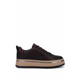 Tamer Tanca Erkek Hakiki Deri Sneakers & Spor Ayakkabı 381 21624 ERK AYK Y25 KAHVE KMBN