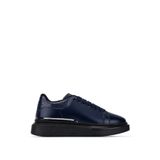 Tamer Tanca Erkek Suni Deri Lacivert Sneakers & Spor Ayakkabı