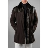 Tamer Tanca Erkek Tekstil & Deri Kahverengi Mont 616 MDS-941 Erk Kaban SK25/26 Kahve