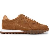 Tamer Tanca Kadın Deri Bej Süet Sneakers & Spor Ayakkabı 1121 2000 Bn Ayk Y25 Bej Suet - Taba Süet