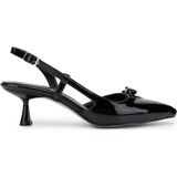 Tamer Tanca Kadın Deri Siyah Rugan Topuklu Ayakkabı 889 902 Bn Ayk Y25 Sıyah Rgn