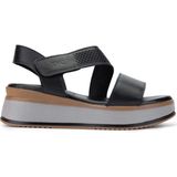 Tamer Tanca Kadın Deri Siyah Topuklu Sandalet 824 10-1300 Bn Sndlt Y23 Siyah