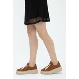 Tamer Tanca Kadın Derı Sneakers & Spor Ayakkabı 937 5022-09 Bn Ayk Y23 - Koyu Taba
