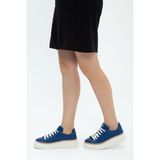 Tamer Tanca Kadın Derı Sneakers & Spor Ayakkabı 937 5022-09 Bn Ayk Y23 - Saks