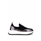 Tamer Tanca Kadın Deri & Tekstil Antrasit Sneakers & Spor Ayakkabı 937 8065 BN AYK Y25 ANTRASIT