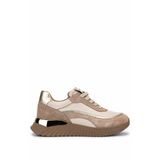 Tamer Tanca Kadın Hakiki Deri Bej Sneakers & Spor Ayakkabı 1164 25804D BN AYK SK25-26 BJ ST/DORE/BJ DR