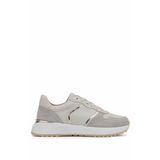 Tamer Tanca Kadın Hakiki Deri Bej Süet Sneakers & Spor Ayakkabı 258 3482 BN AYK SK25-26 BEJ SUET/DR/GOLD