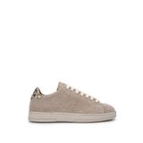 Tamer Tanca Kadın Hakiki Deri Bej Süet/Leopar Sneakers & Spor Ayakkabı