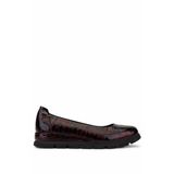 Tamer Tanca Kadın Hakiki Deri Bordo Comfort Ayakkabı 1065 25201 BN AYK SK25-26 BORDO BSK