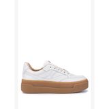 Tamer Tanca Kadın Hakiki Deri Kırık Beyaz Sneakers & Spor Ayakkabı