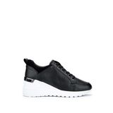Tamer Tanca Kadın Hakiki Deri Siyah Deri Sneakers & Spor Ayakkabı 1063 04 BN AYK SK24-25 SIYAH DR