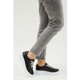 Tamer Tanca Kadın Hakiki Deri Siyah Floter Sneakers & Spor Ayakkabı