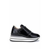 Tamer Tanca Kadın Hakiki Deri Siyah Rugan Sneakers & Spor Ayakkabı 923 1200 BN AYK Y25 SIYAH RGN