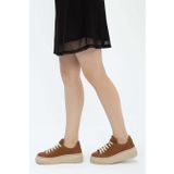 Tamer Tanca Kadın Hakiki Deri Taba Floter Sneakers & Spor Ayakkabı
