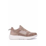 Tamer Tanca Kadın Hakiki Deri Vizon Sneakers & Spor Ayakkabı 879 5972 BN AYK SK25-26 VIZON