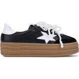 Tamer Tanca Kadın Siyah Sneakers & Spor Ayakkabı 1116 128-1 Bn Ayk SK25-26 Sıyah
