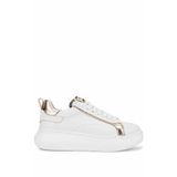 Tamer Tanca Kadın Suni Deri Beyaz Sneakers & Spor Ayakkabı 1009 2200 BN AYK SK25-26 BEYAZ/DORE