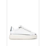 Tamer Tanca Kadın Suni Deri Beyaz/Gümüş Sneakers & Spor Ayakkabı