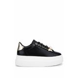 Tamer Tanca Kadın Suni Deri Siyah Analin Sneakers & Spor Ayakkabı 1009 2210 BN AYK SK25-26 SIYAH ANL
