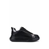 Tamer Tanca Kadın Suni Deri Siyah/Antrasit Sneakers & Spor Ayakkabı 1009 2200 BN AYK SK25-26 SIYAH/ANTRASIT