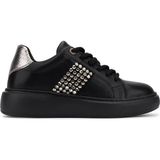 Tamer Tanca Kadın Suni Deri Siyah/antrasit Sneakers & Spor Ayakkabı 735 04 Bn Ayk SK25-26 Sıyah/antrasıt - Siyah - Antrasit