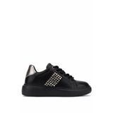 Tamer Tanca Kadın Suni Deri Siyah/Antrasit Sneakers & Spor Ayakkabı 735 04 BN AYK SK25-26 SIYAH/ANTRASIT