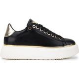 Tamer Tanca Kadın Suni Deri Siyah/gold Sneakers & Spor Ayakkabı 1009 2734 Bn Ayk Y26 Sıyah/lıght Gold - Siyah - Gold