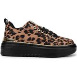 Tamer Tanca Kadın Vegan Leopar Sneakers & Spor Ayakkabı 817 08-2 Bn Ayk SK24-25 Leopar