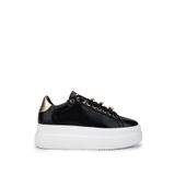 Tamer Tanca Kadın Vegan Siyah Sneakers & Spor Ayakkabı 1009 001 BN AYK SK23/24 SIYAH CILT